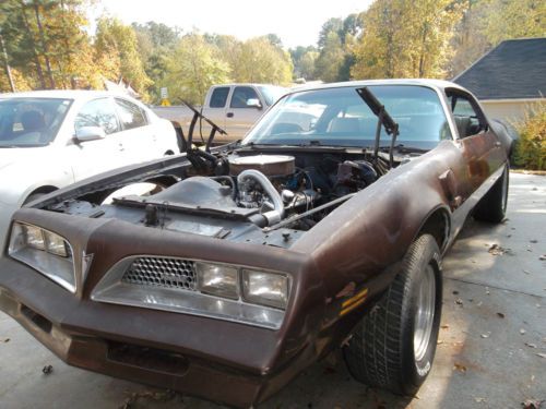 1977 pontiac trans am great body running project car firebird