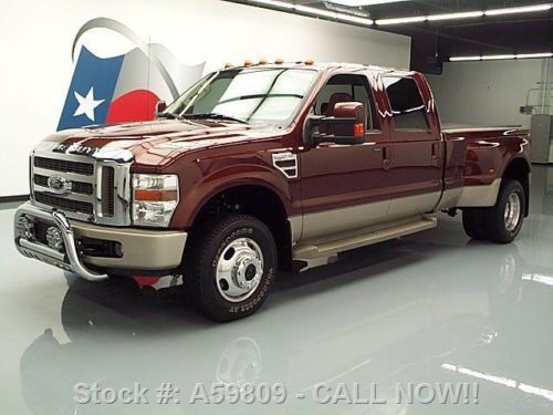 2008 ford f350 king ranch 4x4 diesel dually sunroof 61k texas direct auto