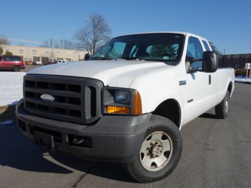 Ford f-250 xl 4x4 super duty 6.0l diesel extended cab free autocheck no reserve