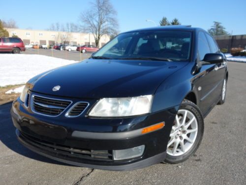 Saab 9-3 arc 6-speed manual xenon sunroof heated leather autocheck no reserve