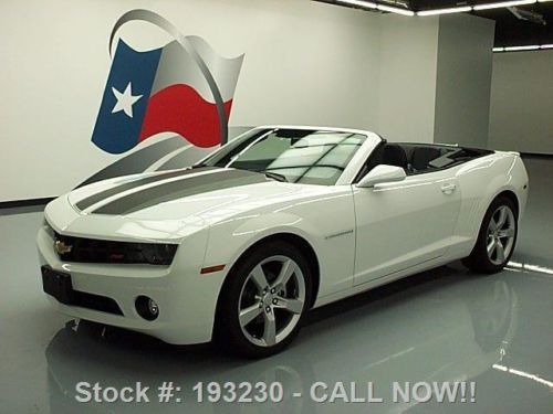 2011 chevy camaro convertible rs leather only 518 miles texas direct auto