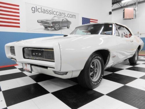 1968 pontiac gto convertible numbers match 400ci low reserve happy new year