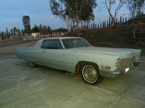 1968 cadillac coupe deville straight, clean, minimal needed