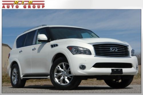 2011 qx56 8 passenger 4x4 immaculate one owner theater package simply like new!