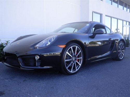 2014 porsche cayman s black on black low miles &amp; loaded! as new