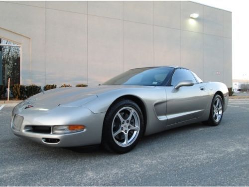 2000 chevrolet corvette coupe 6 speed heads up display chrome wheels both tops