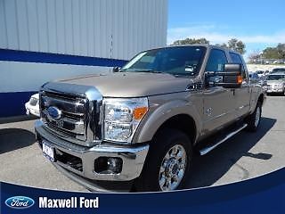 12 ford f250 lariat 4x4 crew cab, leather, low miles, 1 owner, we finance!