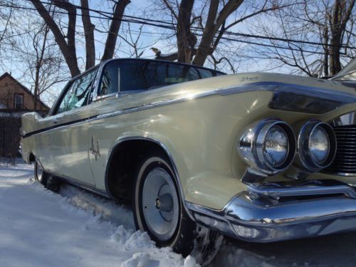 1961 chrysler south hampton imperial crown 2dr coupe 413 push button auto rare!