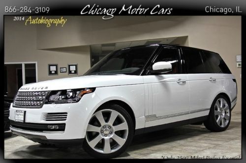 2014 land rover range rover autobiography suv $137k+msrp 22 wheels fully loaded