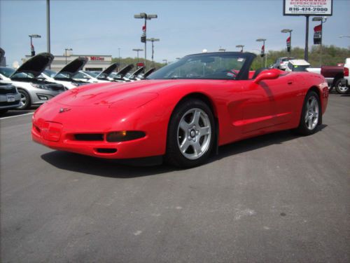 1998 corvette convertible red/black 51000 miles