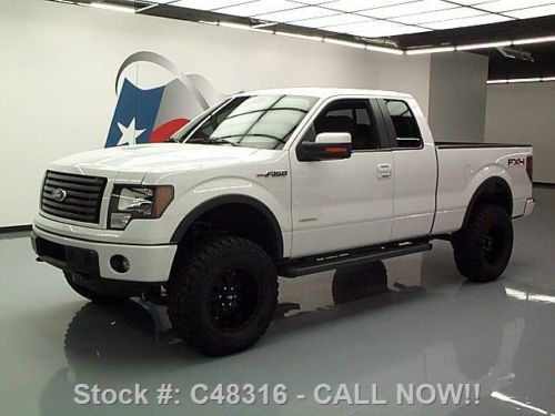 2011 ford f-150 fx4 supercab ecoboost 4x4 lifted 37k mi texas direct auto