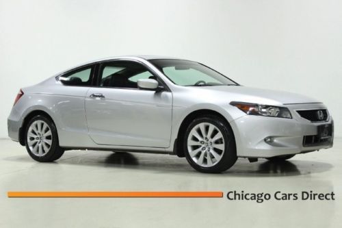 09 accord coupe exl navigation heated leather sunroof rear spoiler 18s