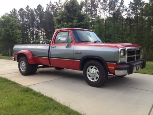Buy Used 1993 Dodge D250 Le Day Cab Cummins Turbo Diesel