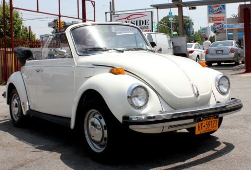 1978 vw super beetle convertible, only 68,500 miles