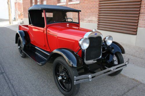 1929 model a roadster  pickup flathead full resto all original sheetmetal