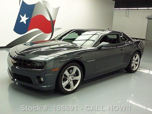 2011 chevy camaro 2ss rs sunroof htd leather hud 12k mi texas direct auto