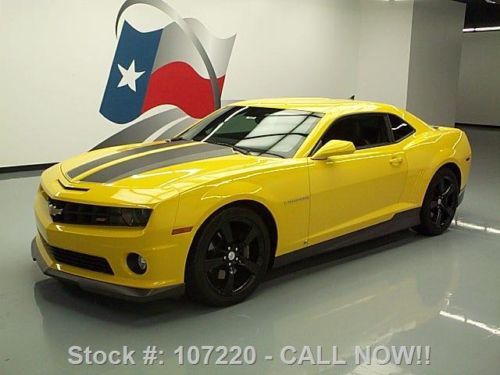 2010 chevy camaro 2ss rs 6-spd leather xenons 20&#039;s 18k texas direct auto