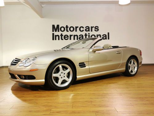 1-owner sl500 with sport package and only 4,616 miles!