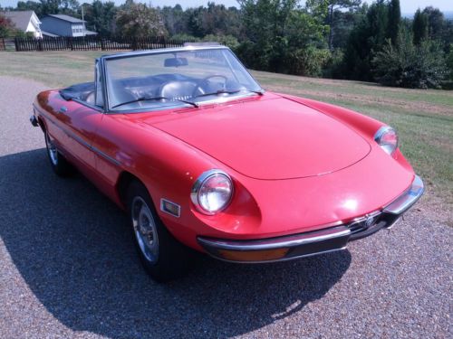 1972 alfa romeo spider veloce convertible 2-door 2.0l