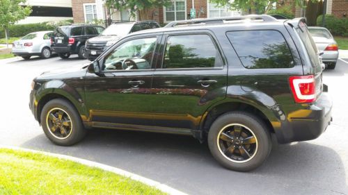 2011 ford escape xlt sport utility-black &#034;sports appearance package&#034;