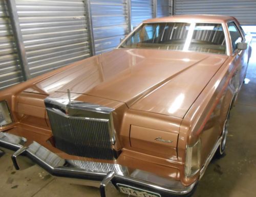 1978 lincoln mark v base coupe 2-door 7.5l continental