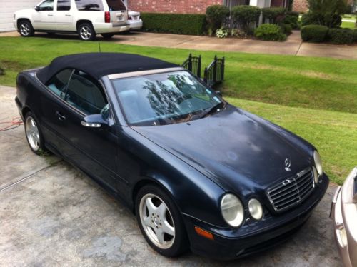 2000 w208 mercedes benz clk430 convertible - water damage - engine only