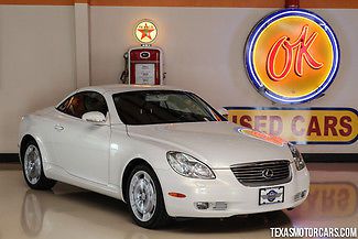 2002 lexus sc 430, 1-owner, only 53k mi, leather, nav, hard top convertible,