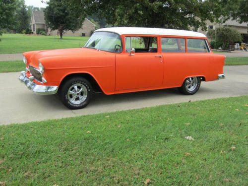 1955 chevy two door handy man wagon, ratrod, streetrod, delivery,low rider,solid
