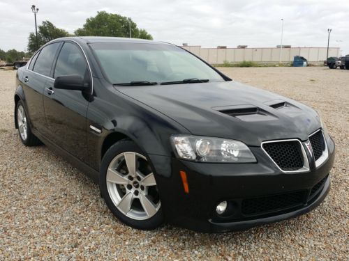 2009 pontiac g8 gt local trade in red leather