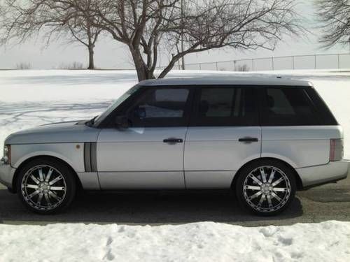 2004 land rover range rover hse 22'' wheels