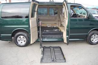 2002 model gmc slt package savana equipped with a wheelchair lift!