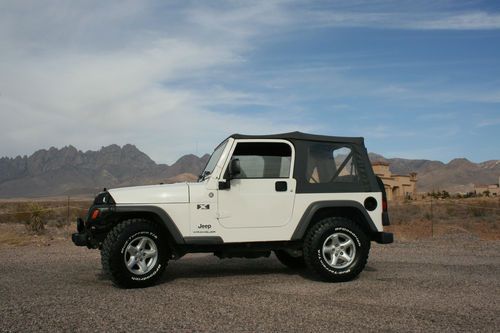 2005 jeep wrangler x sport utility 2-door 4.0l