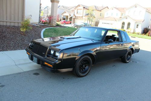 Real we2! 1987 intercooled grand national! all black w/g80 posi option!