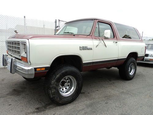 1985 dodge ram charger, no reserve