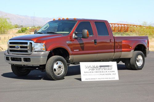 2006 ford f350 diesel 4x4 lariat dually drw 4wd crew cab fx4 see video