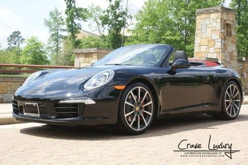 911 s cabriolet, still in perfect brand new condiditon,1,300 miles,msrp $138,650