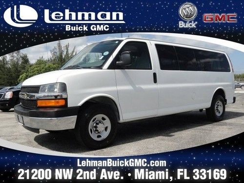 07 chevy express ls g3500 extended 12 passenger cargo area clean florida
