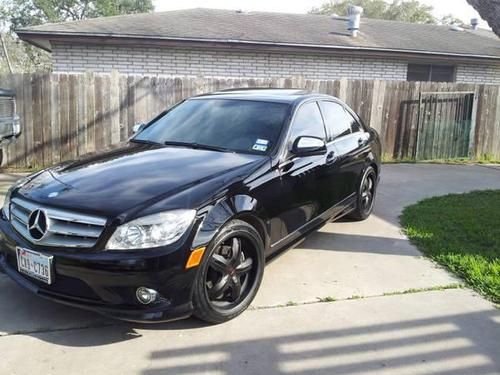 2008 mercedes benz c300 sport sedan black