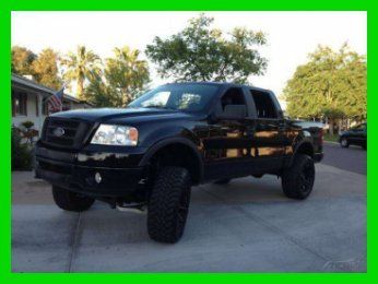 2007 ford f-150 xlt 6inch lift 20inch black rims 4wd premium cd