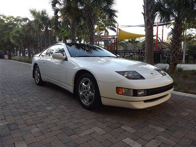 Fl 1 owner nicest 1994 300zx ever! white w/black leather auto only 62k miles!