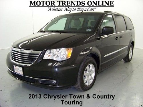 Touring rearcam dvd leather stow n go media 2013 chrysler town and country 21k