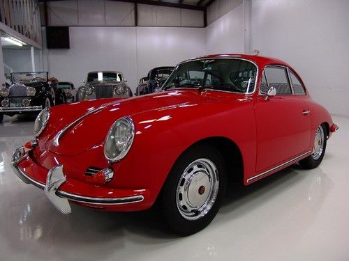 1965 porsche 356c sunroof coupe, believed to be 23,358 original miles!
