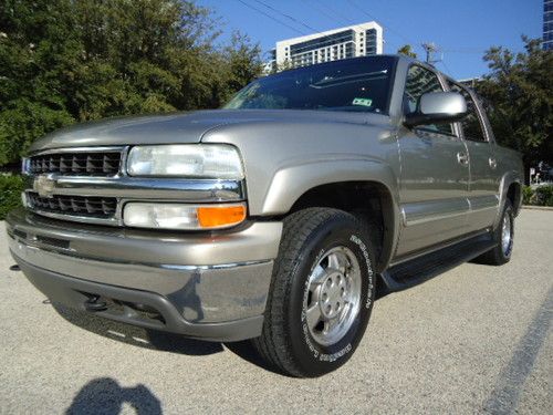 Tx no rust 00 suburban lt 2wd leather tv dvd new tires moonroof runs great