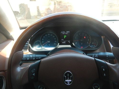 2009 maserati quattroporte s sedan 4-door 4.7l warranty till 2016 certified