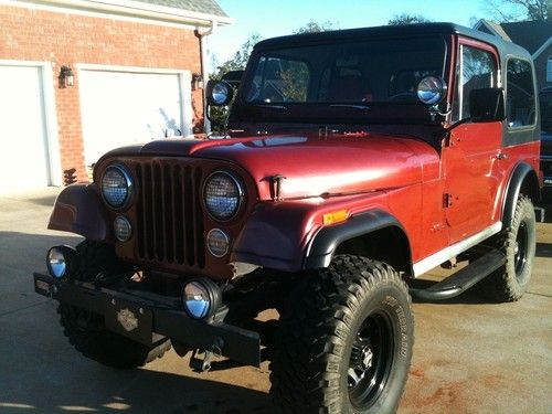 1980 jeep cj7 never off road 304v8 4 speed manual great condition