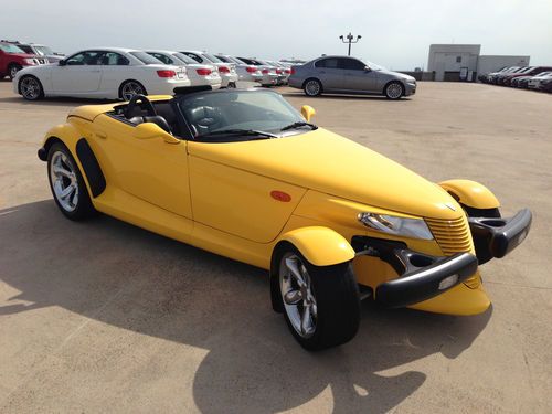 2000 plymouth prowler yellow hard to find convertible 2-door 3.5l