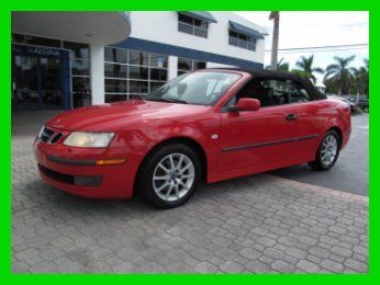 04 red 93 2l i4 2.0t turbo convertible *alloy wheels *heated leather seats *fl