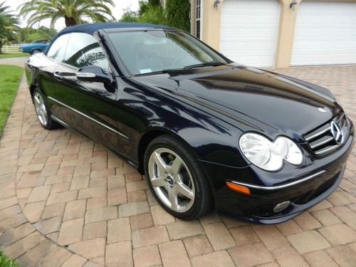 Beautiful 2005 mercedes clk500 convertible, low miles, great color, lo reserve