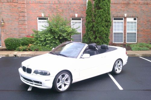 2001 bmw 325ci convertible alpine white/black updates!