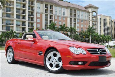 2005 sl500 - only 5,235 original miles - amg sport package - best color -florida